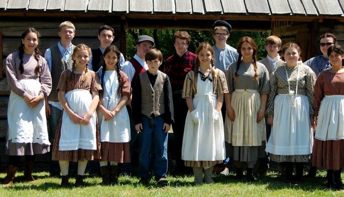 TAT Students working at the Foster Farm